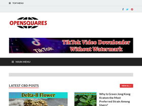 'opensquares.org' screenshot