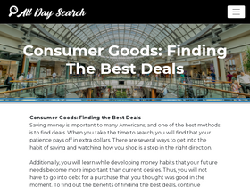 'alldaysearch.com' screenshot