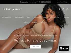 Deangelmon homepage screenshot