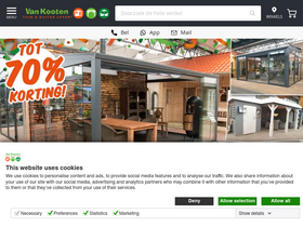 'vankootentuinenbuitenleven.nl' screenshot