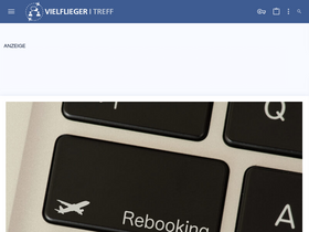 'vielfliegertreff.de' screenshot