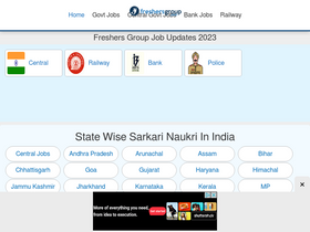 'freshersgroup.com' screenshot