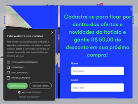 'minhaitatiaia.com.br' screenshot