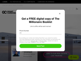 'grantcardone.com' screenshot