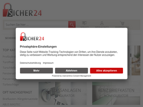 'sicher24.de' screenshot