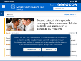 'miur.gov.it' screenshot