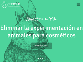 'ongteprotejo.org' screenshot