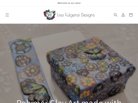lisafulgenzidesigns.com homepage screenshot