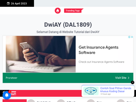 'dwiay.com' screenshot