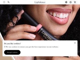 thelipfidence.com homepage screenshot