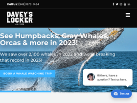 'daveyslocker.com' screenshot