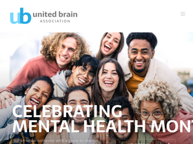 'unitedbrainassociation.org' screenshot