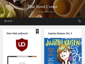 'thatnovelcorner.com' screenshot