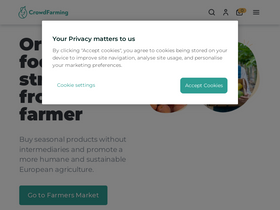 'crowdfarming.com' screenshot