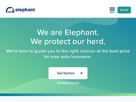 'elephant.com' screenshot