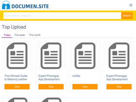 'documen.site' screenshot
