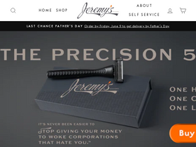'jeremysrazors.com' screenshot
