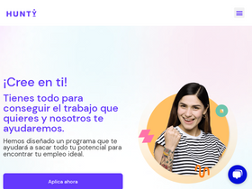 'hunty.com' screenshot