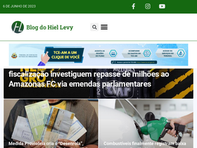 'blogdohiellevy.com.br' screenshot