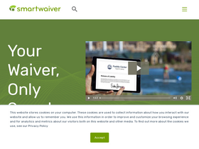 'smartwaiver.com' screenshot