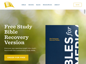 'biblesforamerica.org' screenshot