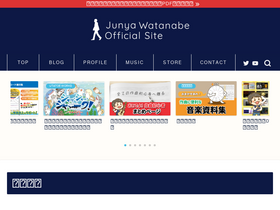 'watanabejunya.com' screenshot