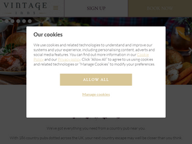 'vintageinn.co.uk' screenshot