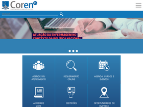 'portalcoren-rs.gov.br' screenshot