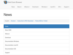 'safeexambrowser.org' screenshot