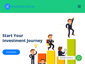 'investorzone.in' screenshot