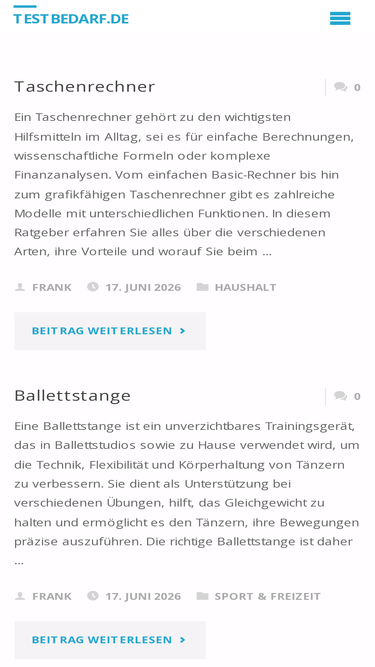 testbedarf.de