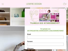 lesifre.dk homepage screenshot