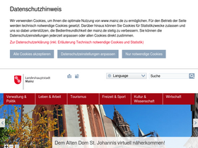 'mainz.de' screenshot