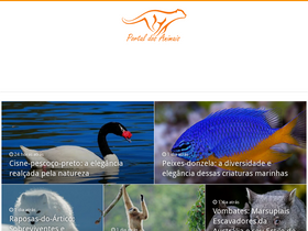 'portaldosanimais.com.br' screenshot