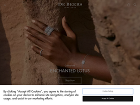 'debeers.com' screenshot
