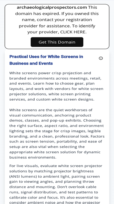 archaeologicalprospectors.com