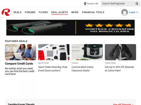 'redflagdeals.com' screenshot