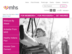 'mhsindiana.com' screenshot