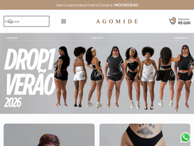 agomide.com.br homepage screenshot
