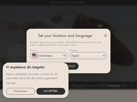 Senkels homepage screenshot