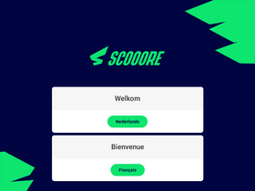 'scooore.be' screenshot