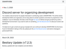 'swarfarm.com' screenshot
