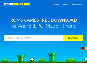 'romsdownload.net' screenshot