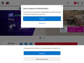 'sodimac.com.uy' screenshot