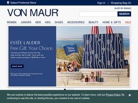 'vonmaur.com' screenshot