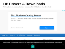'hpdrivers.net' screenshot