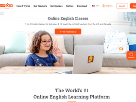 'vipkid.com' screenshot