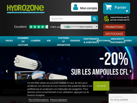 'hydrozone.fr' screenshot