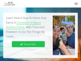 'onemorecupof-coffee.com' screenshot
