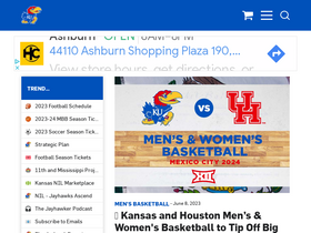'kuathletics.com' screenshot